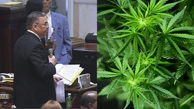 South Carolina House Rep. John McCravy challenges a Senate-approved medical cannabis bill's constitutionality April 4.