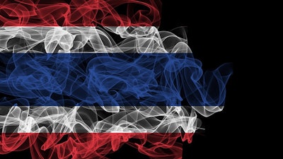Thai Smoke Flag Adobe Stock326265666