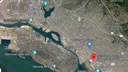 map of oakland, showing the green sage property east of downtown