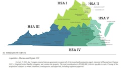 Verano entered into a $5 million cash agreement July 7 to acquire PhamaCann Virginia LLC, which has a license for the state’s Health Service Area I tied up in a lawsuit.