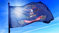 North Dakota Flag Disp