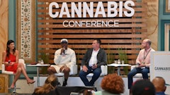 A panel discussion at Cannabis Conference 2022.
