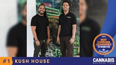 Kush House’s Frank Baker, left, and Kris Miller.