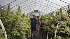 Huckleberry Hill Farms owners John Casali and Rose Moberly in Humboldt County, Calif.