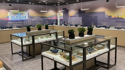 Curaleaf cannabis dispensary in New Jersey.