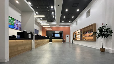Zen Leaf cannabis dispensary sales floor in Elkridge, Md.