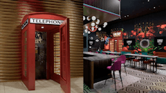 Guests will enter Planet 13's consumption lounge by pushing the telephone in the phone booth.