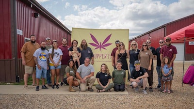 The Grasshopper Farms team at its Michigan location.