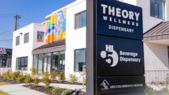 Theory Wellness built out its Hi5 Beverage Dispensary in a former Volkswagen dealership in Medford, Mass., 5 miles northwest of Boston.
