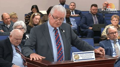 Florida state Rep. Rick Roth, R-West Palm Beach, introduces his resolution Jan. 29 before the House Ethics, Elections and Open Government Subcommittee.
