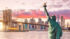 Statue Of Liberty Sunset Adobe Stock F11photo Resized