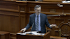South Carolina state Sen. Tom Davis, R-Beauford, debates in favor of his medical cannabis legalization bill on the chamber floor.