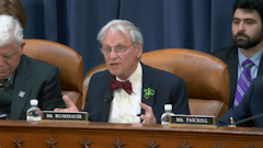 Rep. Earl Blumenauer, D-Ore., grills U.S. Department of Health and Human Services Secretary Xavier Becerra during a House Ways and Means Committee hearing March 21.