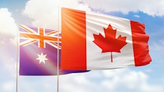 Canada Australia Flags