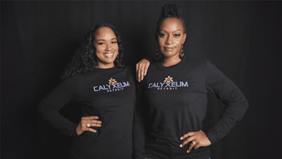 Calyxeum CEO Rebecca Colett (left) and Calyxeum COO LaToyia Rucker (right) are co-owners of Detroit’s newest dispensary, Moses Roses Powered By Calyxeum.