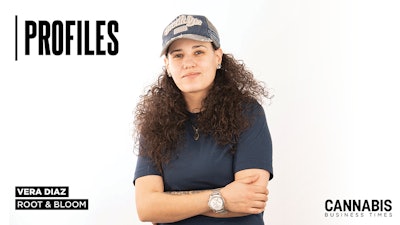 Vera Diaz, Cultivation Supervisor at Root & Bloom based in Salisbury, Massachusetts.
