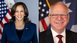 U.S. Vice President Kamala Harris and Minnesota Gov. Tim Walz