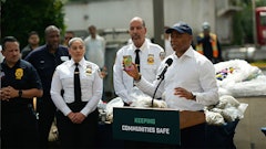 New York City Mayor Eric Adams’ administration has sealed more than 1,000 illegal locations, seized an estimated $63 million in illegal products, and inspected 100% of shops identified as selling illegal cannabis.