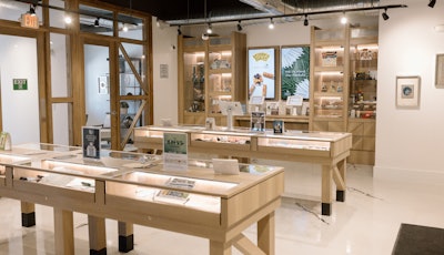 The interior of a MariMed-operated Thrive Dispensary in Illinois.