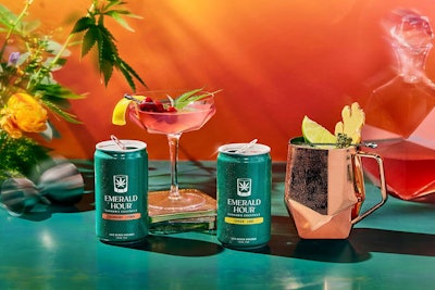 Emerald Hour cannabis-infused cocktails.