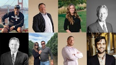 Clockwise from top left: Chris Ball, Ball Family Farms; David Bow, Origine Nature; Hannah Brand, Autumn Brands; Larry Scheffler, Planet 13; Robert Groesbeck, Planet 13; Sarah and Obie Strickler, Grown Rogue; Alexandre Gauthier, Origine Nature; Nicolas Guarino, Jaunty