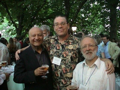From Left to Right: Israeli chemist Raphael Mechoulam (credited for elucidating the structure of THC and the endocannabinoid system), breeder David Watson and U.K. researcher Roger Pertwee.