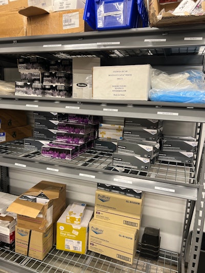 Organized PPE at Galenas.