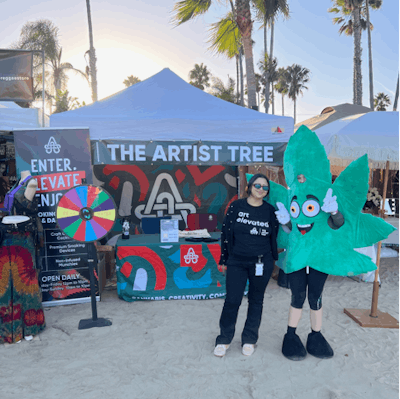 The Artist Tree attending Redondo BeachLife Nights.