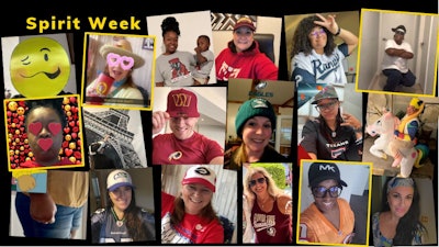 Paragon Payroll team photos during the company's Spirit Week.
