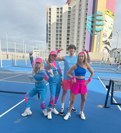 PayRio Team members ready for the Polar Gold Extracts Pickle Ball Tournament in Las Vegas during MJBizCon.