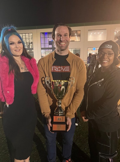 The Rove team at the Las Vegas NuWu Cannabis Cup.