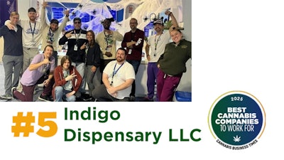 Indigo Dispensary team members during October promotions.