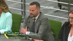 California Assemblymember Matt Haney, D-San Francisco, testifies on legislation to repeal the state’s cannabis excise tax increase during the Business and Professions Committee hearing on April 22.