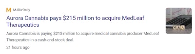 Mj Biz Aurora Cannabis