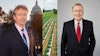 Kentucky U.S. Sens. Rand Paul (left) and Mitch McConnell