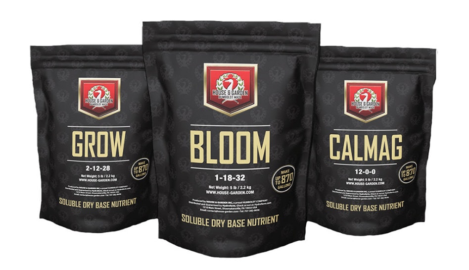 House & Garden Premium Nutrients & Additives Launches Next-Generation 3-Part Dry Base Nutrients