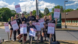 Green Thumb Industries' RISE dispensary workers strike on Sept. 1 in York, Pa.