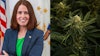 Rhode Island Cannabis Control Commission Chair Kim Ahern stepped down.
