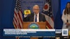 Ohio Gov. Mike DeWine shows how intoxicating hemp products can sometimes be packaged in manners similar to popular candies and snacks that entice children during an Oct. 8 press conference in Columbus.
