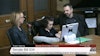 Nora Lowe (middle), a 17-year-old with Rett syndrome, testifies in support of a medical cannabis bill on Oct. 22 during the Wisconsin Senate Committee on Health hearing. She's joined by her parents, Megan and Josh.