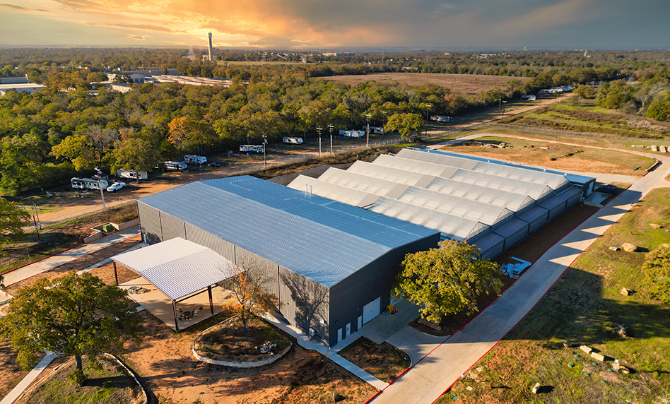 Texas Original's 75,000-square-foot cultivation facility in Bastrop.
