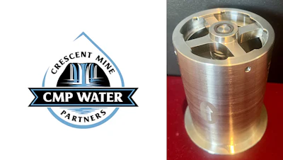 CMP Water's 4-inch valve