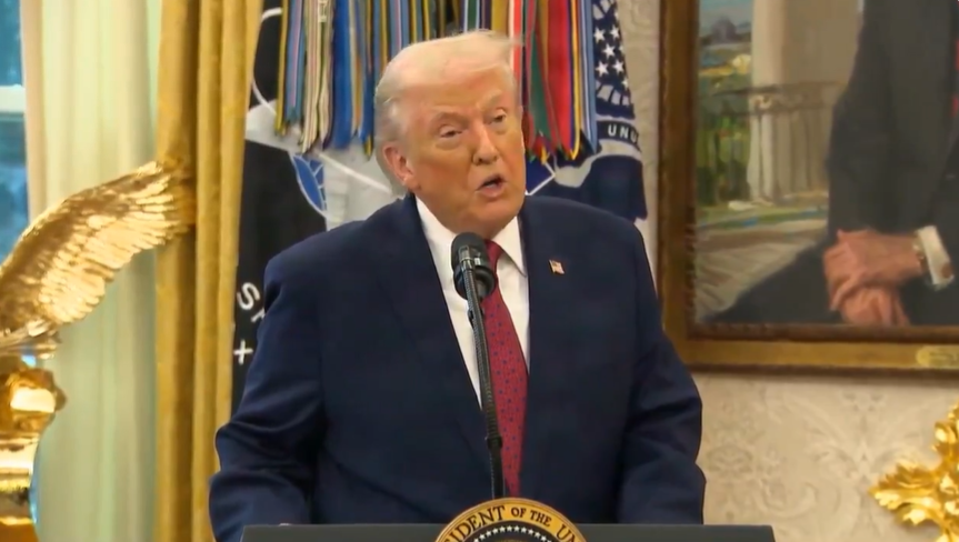 President Donald Trump confirms on Monday that he's considering an executive order to reclassify cannabis.