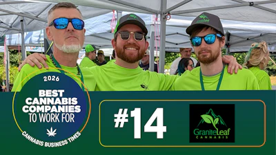 Members of GraniteLeaf Cannabis' cultivation team at the company's annual 'Cannaversary' event.