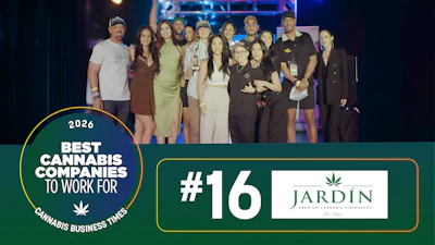 Members of the Jardín team at the Nevada Cannabis Awards Music Festival in September 2025, where Jardín was nominated and won in 13 categories, according to the company.