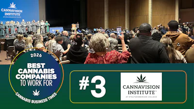 A recent Cannavision Institute graduation at Stautzenberger College.
