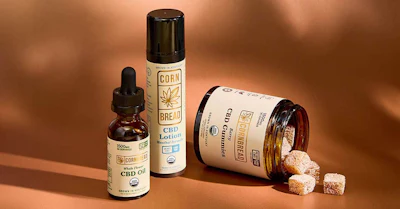 USDA organic full spectrum CBD products from Cornbread Hemp &mdash; including CBD oil, gummies, and topicals &mdash; made exclusively from Kentucky-grown hemp flowers.