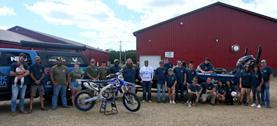 The Grasshopper Farms' team and their families during an annual August Open House at the company's farm in Paw Paw, Mich. Every year, the company opens its doors to the community, welcoming guests from across Michigan and beyond to experience the farm firsthand. It’s also a special opportunity for team members from other states, along with family and friends, to come together.