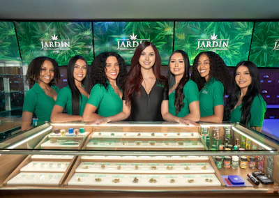 'Educated Budtenders' at the luxury Jardín Premium Cannabis Dispensary in Las Vegas, Nev.