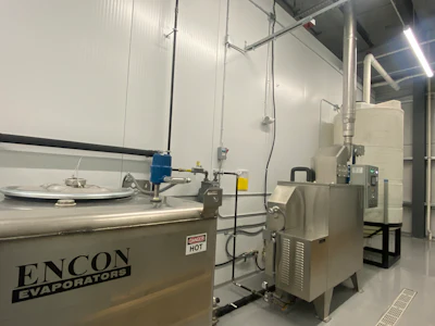 Paul's Boutique wastewater evaporator system.